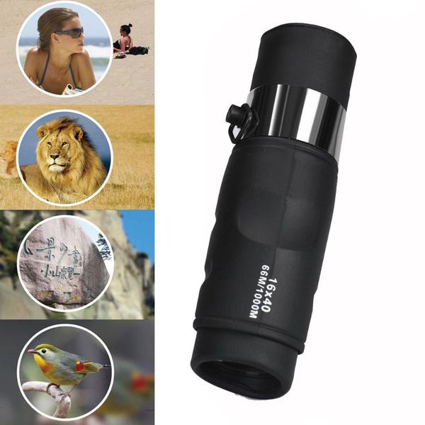 

telescope & binoculars high definition monocular 16x40 waterproof mini portable military scope for travel hunting outdoor #t3g