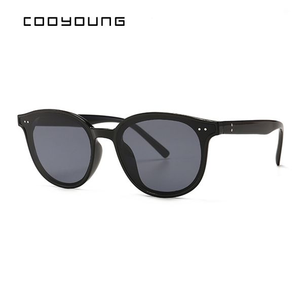 

cooyoung latest oval sunglasses women vintage fashion sunglasses men glasses female shades gafas de sol male glasses uv400 glasses wholesale, White;black
