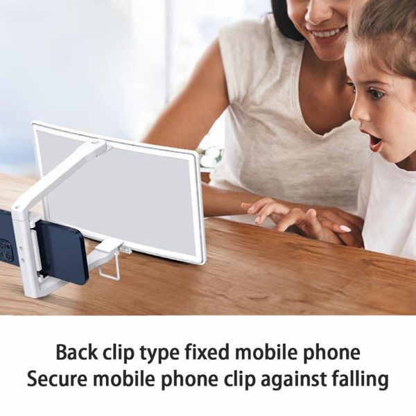 

cell phone mounts & holders the back clip type mobile screen horizontal and vertical curved video magnifying glass game