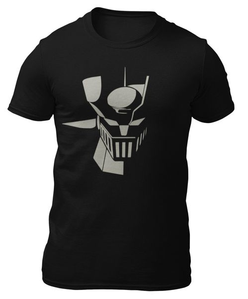 

t-shirt-mazinger z-silver-t-shirt -, White;black