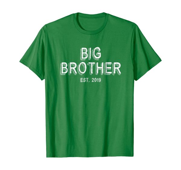 

Big Brother Est. 2019 T-Shirt First Time Elder Sibling Tee, Mainly pictures