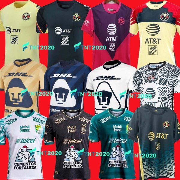 

21 22 mexico club america amÃ©rica leon leÃ³n soccer jersey 2021 tigres unam vÃ­ctor dÃ¡vila henry j.i.dinenno home away third football shirts m, Black;yellow