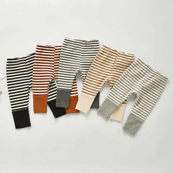 

candy color born baby girls boys keep warm stripe children pants fashion white backing kids jeans, Blue