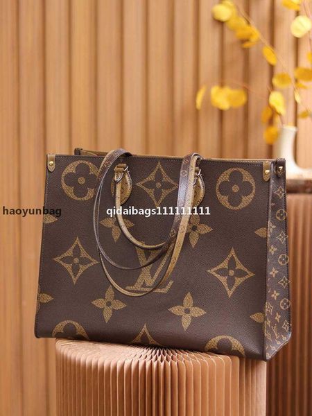 

988 gglvlouisvittonyslvutton designer onthego handbags ladies shoulder messenger bag luxury genuine leath, Red;black