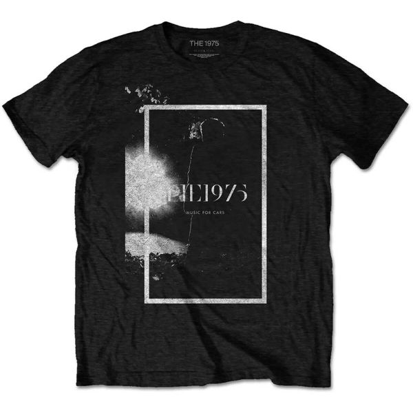 

the 1975 music for cars official t-shirt men unisex, White;black