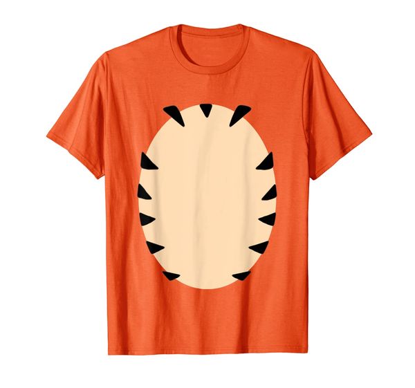 

orange tiger striped costume diy quickie cute gift t-shirt, White;black
