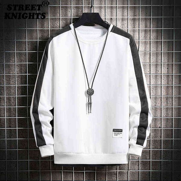 

spring autumn solid color casual mens hoodies sweatshirts men's fashion harajuku streetwear hoodies sweatshirt 211217, Black