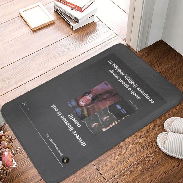 

carpets driver's license instagram story doormat carpet mat rug polyester non-slip floor decor bath bathroom kitchen living room 40*60