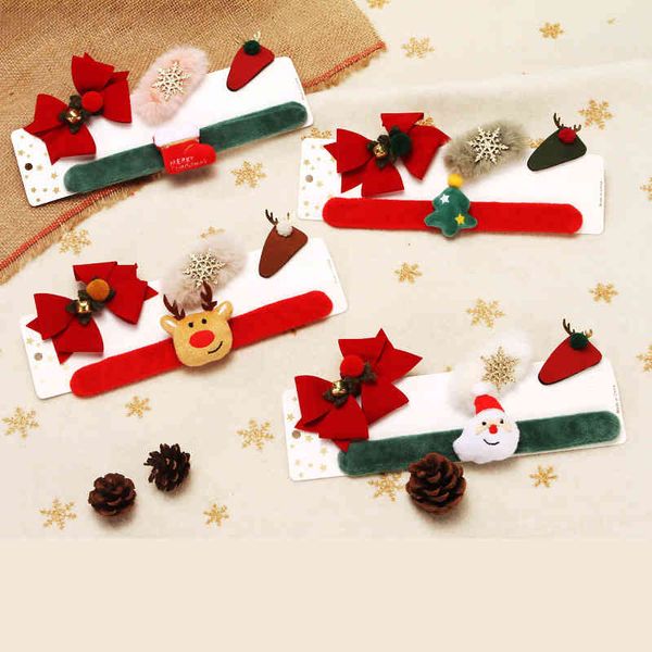 

new decorative clapping ring set hairpin slapping ring set christmas children's gift decoration