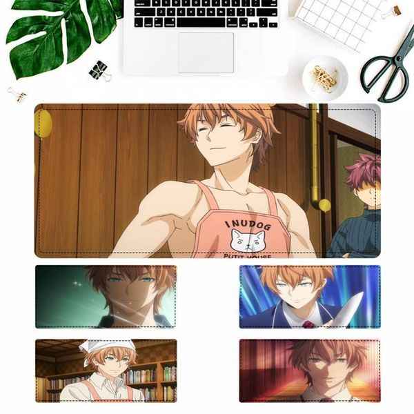

mouse pads & wrist rests sale food wars shokugeki no soma satoshi isshiki gaming pad pc lapgamer mousepad anime antislip mat keyboard de