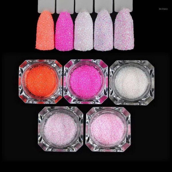 

5 colors fine glitter potherapy nails bright makeup decoration1, Silver;gold