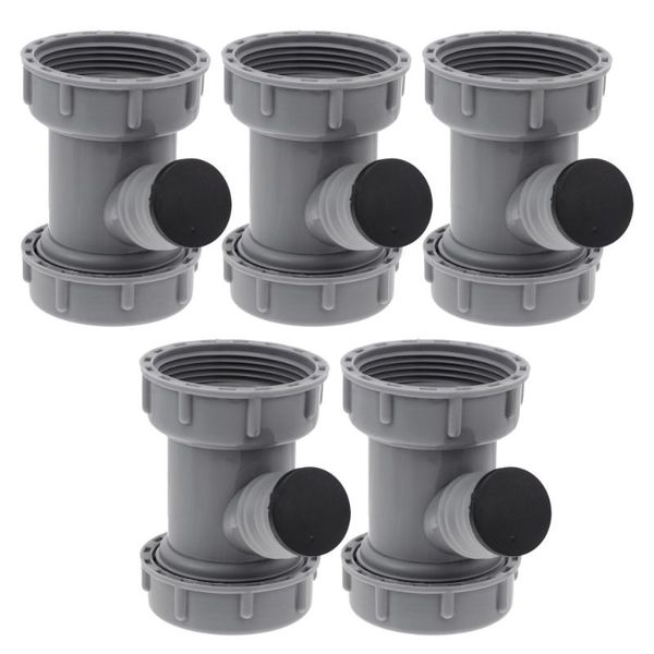 

kitchen faucets 5pcs 45mm sink drain three-way pipe accessory single overflow