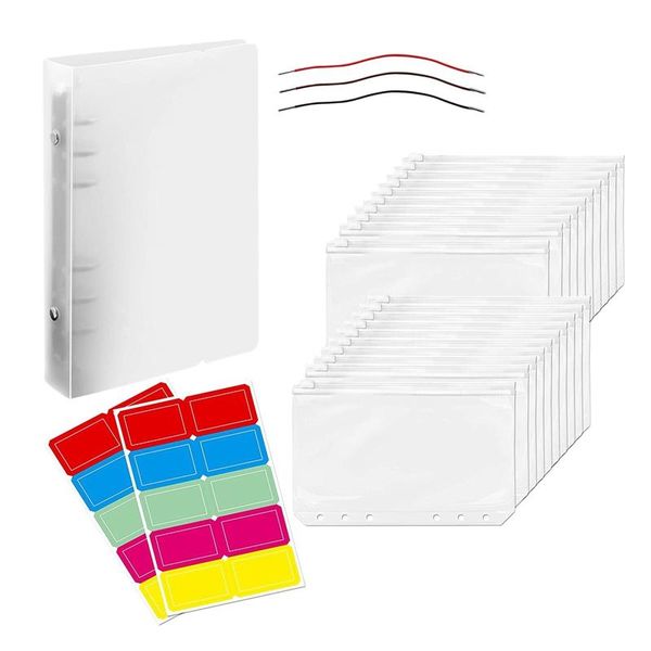 

gift wrap 23 pcs pp binder budget planning set pocket personal cash envelope system