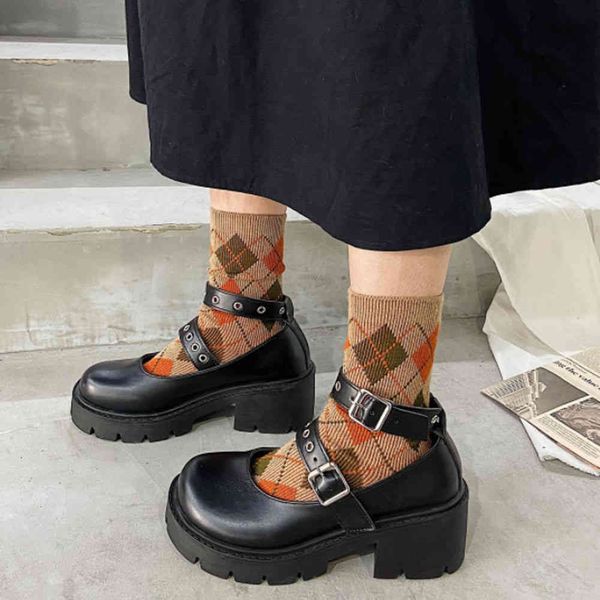 

sandals 2021 for drop girl black buckle platform marry janes shoes women lolita punk leisure pumps