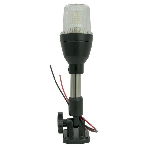 

emergency lights marine boat led navigation light stern lamp anchor pole adjustable base 9-1/2"