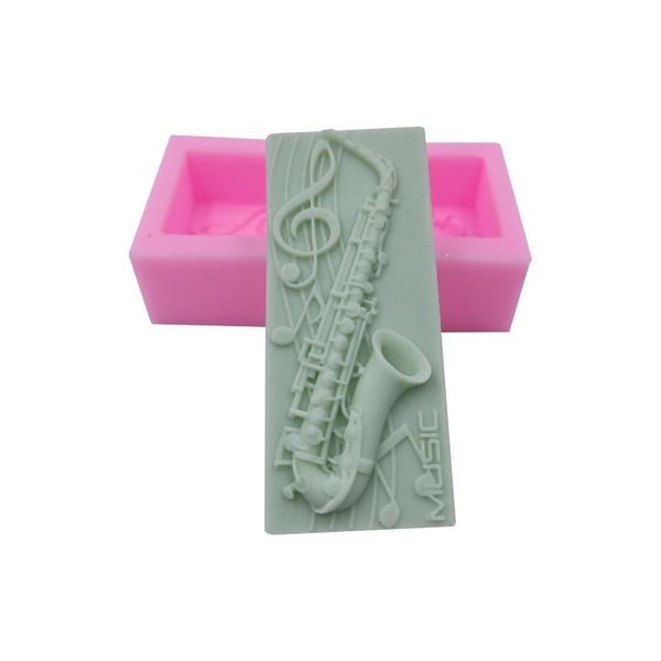 

craft tools monqui saxophone silicone soap molds candle art resin