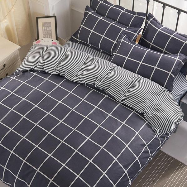 

bedding sets set 4 piece duvet cover large comforter full  king size luxury home textile
