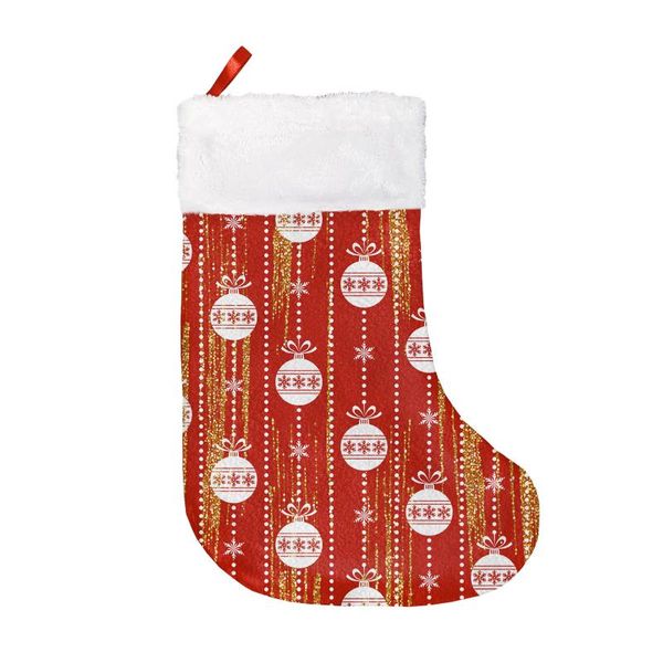 

christmas decorations large stocking 3pcs xmas gift candy pocket sock for child home fireplace hanging decoration tree pendant
