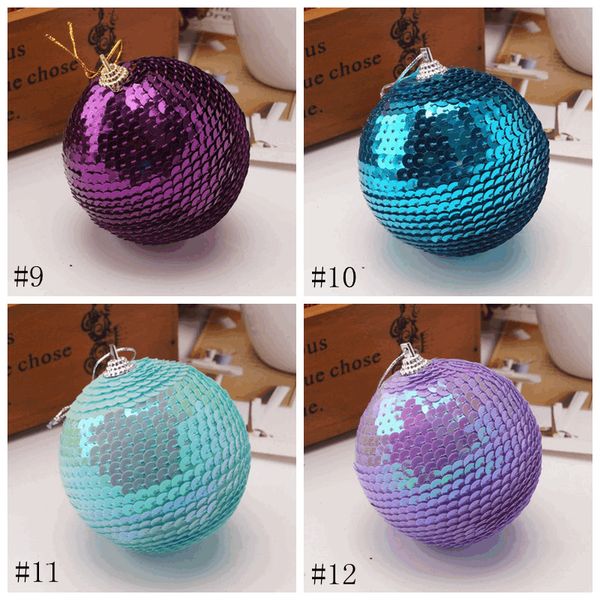 

factory outlet christmas decoration christmas decoration ornaments 8cm sequins golden decorative christmas balls scale c