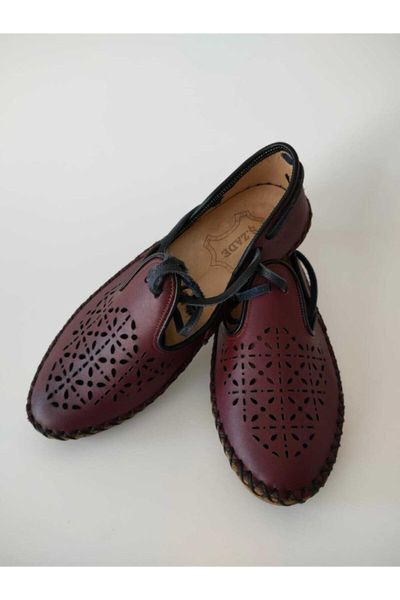 

sandals women burgundy genuine leather lace-up, Black