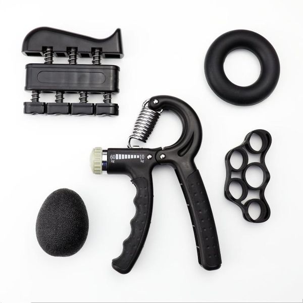 

adjustable multi-functional spring grip the ball fingers training device climbing fingerboard fitness five pieces set silic accessories