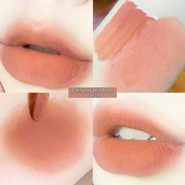 

lip gloss 7colors velvet matte lipstick non-marking waterproof long lasting stick red pink cosmetics female makeup