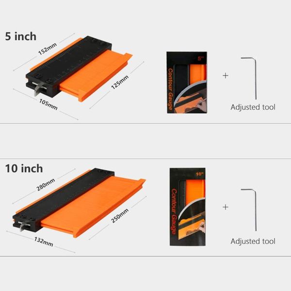 

professional hand tool sets contour gauge set replication with lock adjusta ble precise ontour duplicator