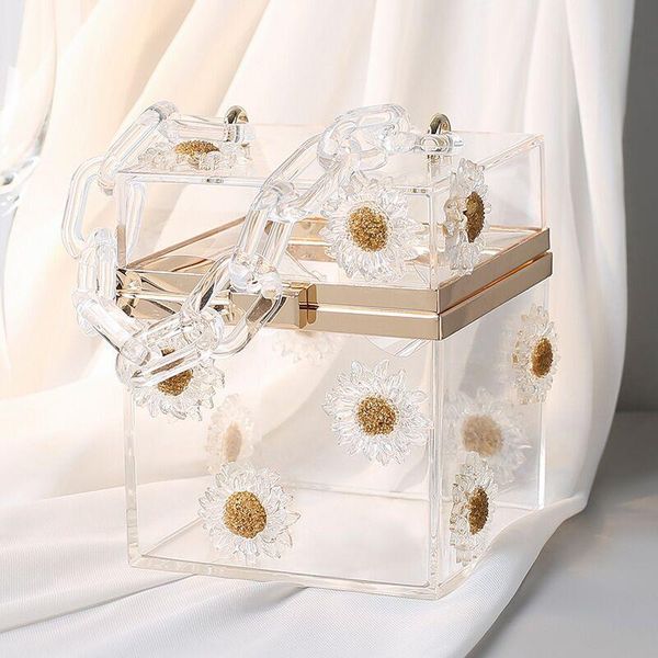 

transparent companion gift box creative high-end flower hand packaging shop material wedding valentine wrap