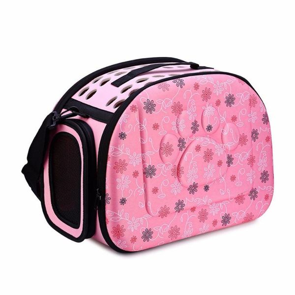 

cat carriers,crates & houses pet dog sided carrier foldable travel tote shoulder bag portable cage kennel