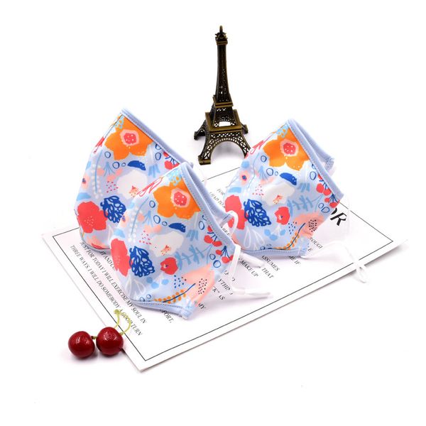 

adjustable autumn printing dust washable cotton mask