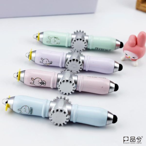 

fingertip pen rotary be ballpoint led minous touch, Blue;orange