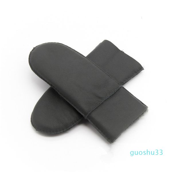 

new women' fingerless gloves leather quality pure wool warm ladies gloves, Blue;gray