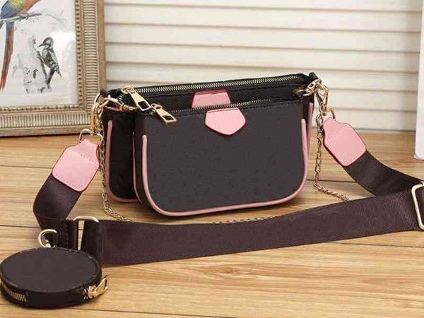 

women designers bags womens brand wallet crossbody shoulder bag fashion handbags purses lady tote coin purse three itemfashion, Red;black