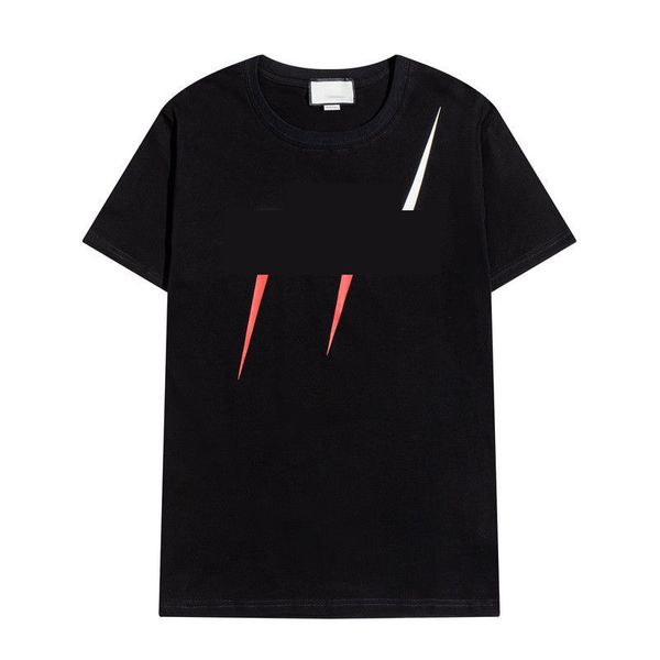 

mens womens luxurys designers t shirt 21ss casual shirts knitting men s clothing pattern printed tees with brand clothes, White;black