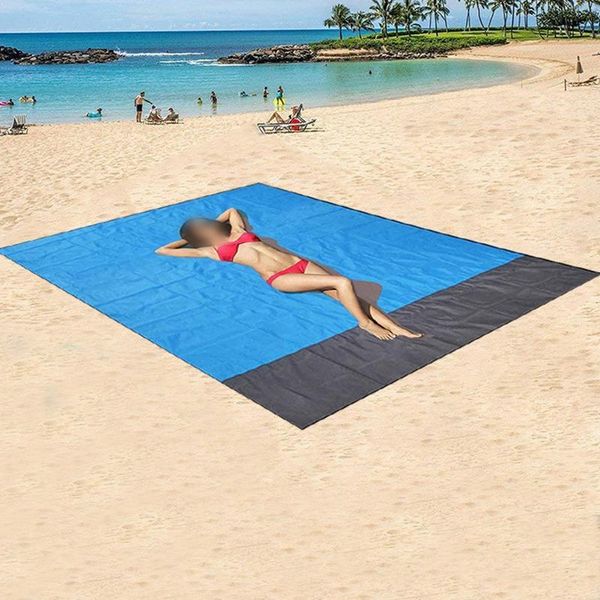 

cover-ups swimming pool accessories beach towels mat anti sand-sand blanket wind prevent proof oversized pocket