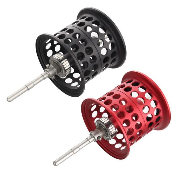 

aluminum alloy baitcasting fishing reel modified line cup micro-cup spool bait casting f/ abu saltwater freshwater reels