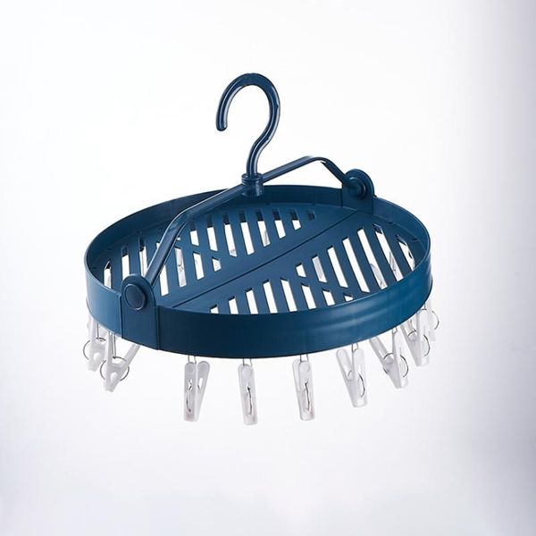 

hangers & racks foldable clip with 18 drying clips, underwear hanger plastic laundry and drip for socks
