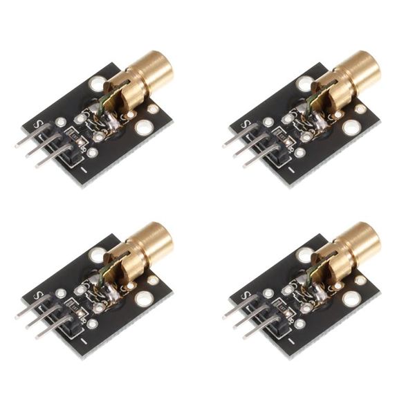 

flow sensors 4pcs laser transmitter module easy use lightweight 5v/5wm dot diode sensor anti-theft detection project