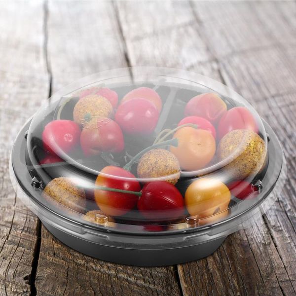 

gift wrap 20 pcs compartments fruit box plastic storage cutting boxes