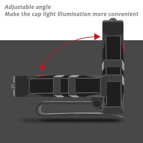 

headlamps led head light clip-on cap lighting waterproof for outdoor cycling night fishing md7