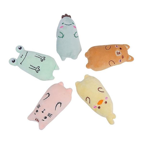 

dorakitten 1pc bite resistant plush cat toy interactive stuffed kitten catnip toys chew pet supplies