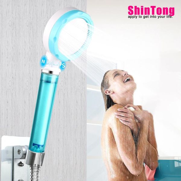 

bathroom shower heads handheld head high pressure 3.1inch adjustable negative ion clean water ultimate experience shintong