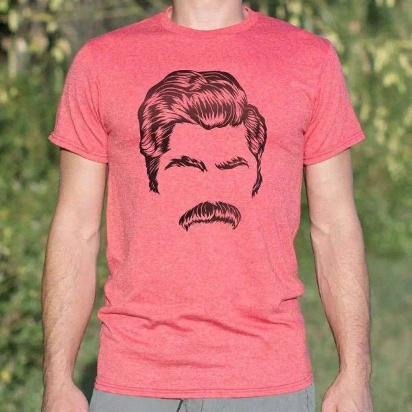 

director of mustache t-shirt | short sleeve graphic tee, White;black