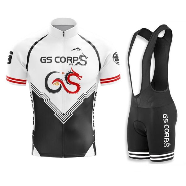 

racing sets pro full zipper men's cycling jersey short sleeves mtb riding shirt usa bike clothes ,bib pants s-5xl,comfortable, Black;blue