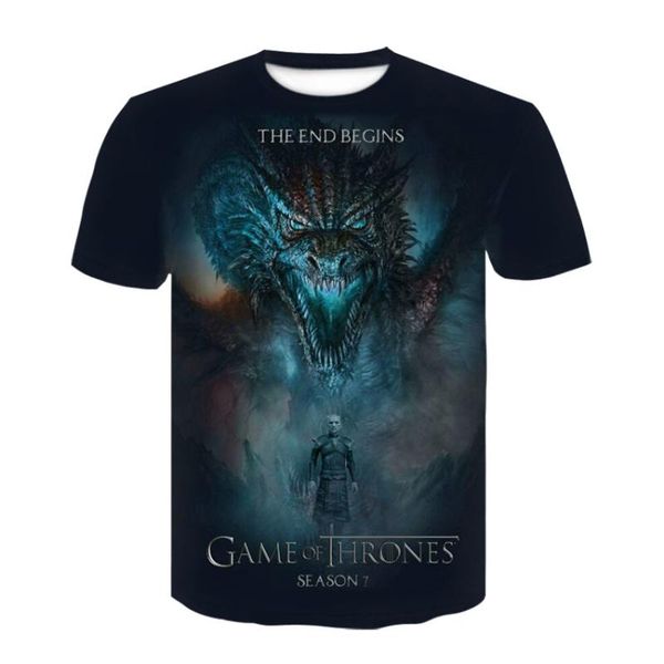 

men's t-shirts werewolf pattern t-shirt punk style 3d shirt o-neck summer fashion clothing streetwear, White;black