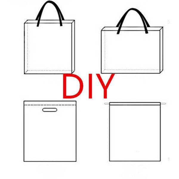 

shopping bag nylon customer diy customization environmental protection printable w67vara