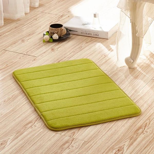 

bath mats home mat coral fleece bathroom carpet water absorption non-slip memory foam absorbent washable rug toilet floor
