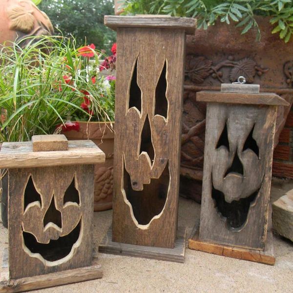 

factory outlet christmas decoration christmas decorations wooden lantern creative retro ornament halloween fall party props decoration for h