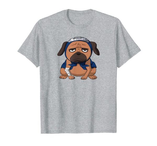 

naruto pakkun t-shirt, White;black