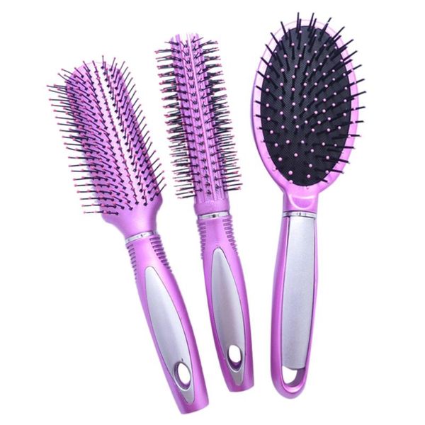

hair brushes 3pcs comb set airbag designed for and men ), Silver